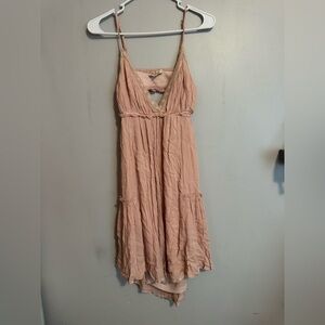 Pink Flowy Dress